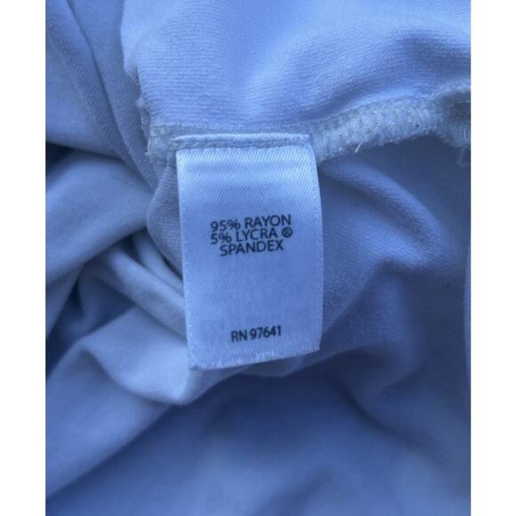 J Jill Women’s Wearever Collection White Round Neck Tank Top Size L - Picture 4 of 4